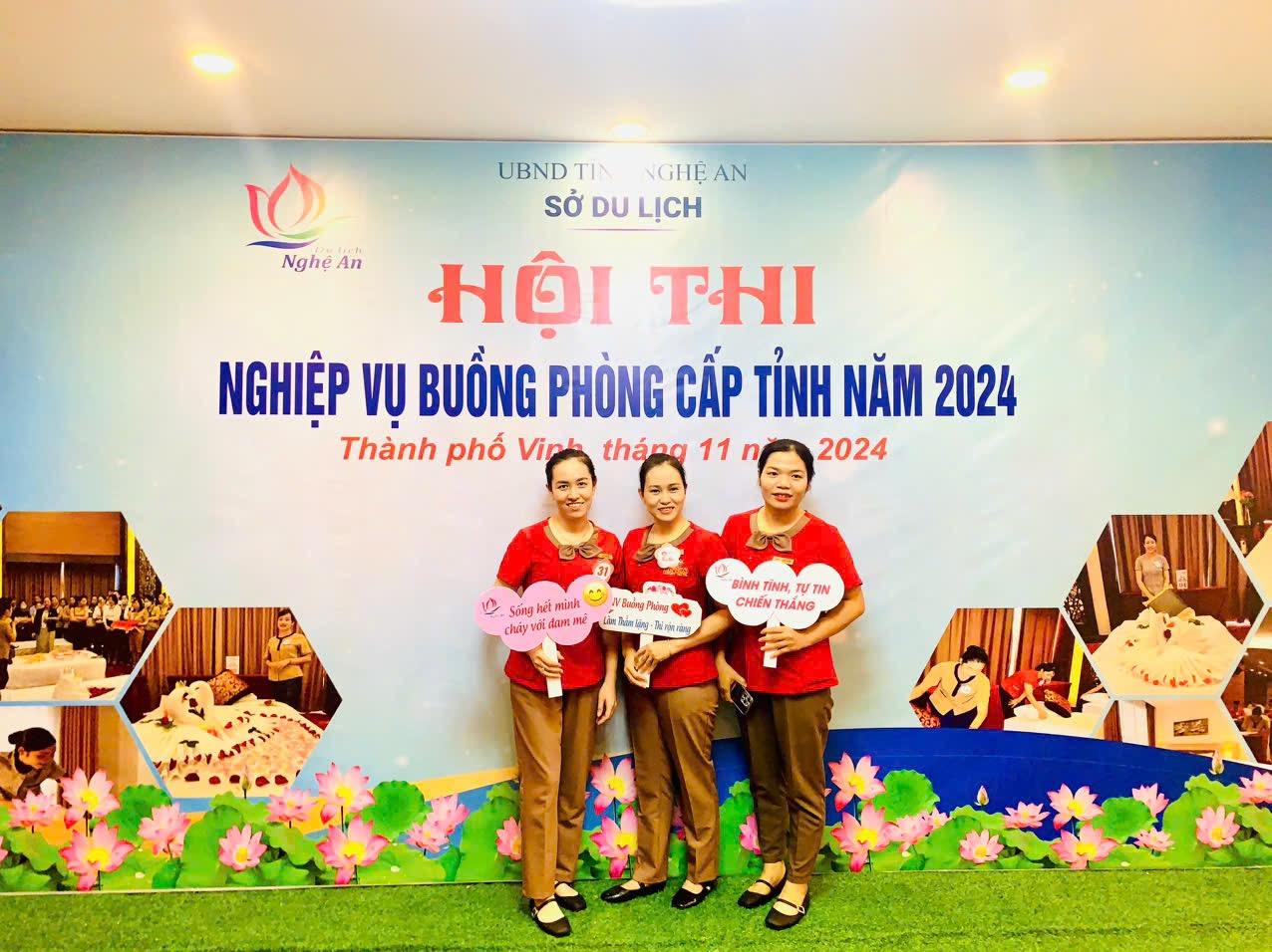 40 thí sinh tham gia Hội thi Nghiệp vụ buồng phòng cấp tỉnh ở Nghệ An